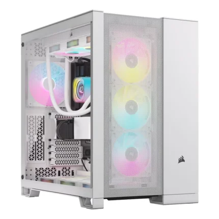 Corsair 6500D AIRFLOW Mid-Tower Dual Chamber PC Case – White