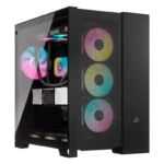 CORSAIR 6500X Mid-Tower Dual Chamber PC Case – Black