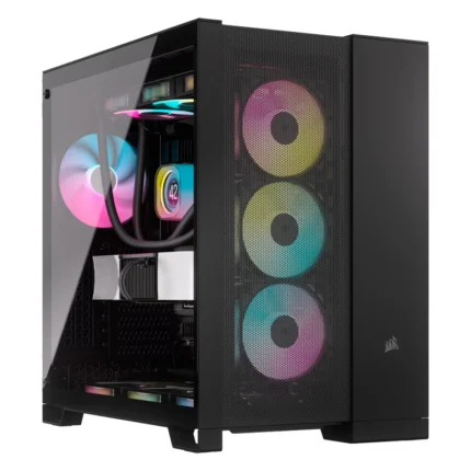 Corsair 6500X Mid-Tower Dual Chamber PC Case – Black