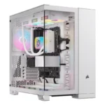 CORSAIR 6500X Mid-Tower Dual Chamber PC Case – White