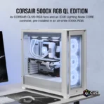 Corsair iCUE 5000X RGB QL Edition Mid-Tower ATX Case – White - Image 2