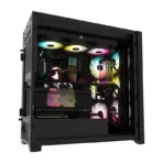 CORSAIR iCUE 5000X RGB Tempered Glass Mid-Tower ATX Case – Black - Image 18