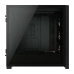 CORSAIR iCUE 5000X RGB Tempered Glass Mid-Tower ATX Case – Black - Image 4