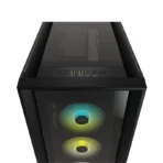 CORSAIR iCUE 5000X RGB Tempered Glass Mid-Tower ATX Case – Black - Image 7