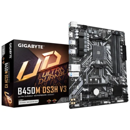 Gigabyte B450M DS3H V3 AM4 Micro-ATX Motherboard