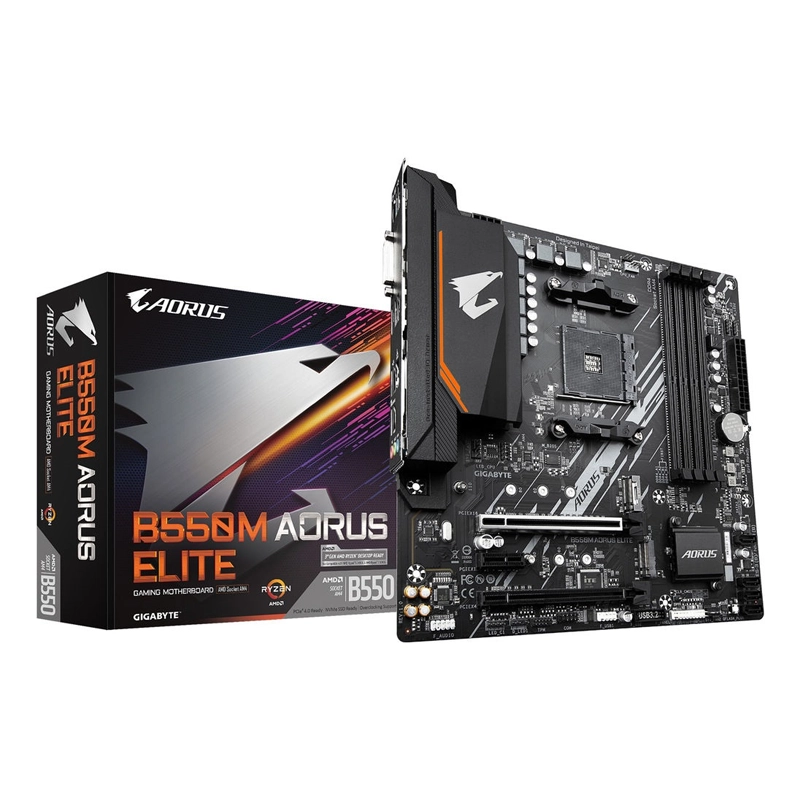 Gigabyte B550M AORUS ELITE AMD AM4 DDR4 Micro-ATX Motherboard