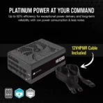 HX1200i Fully Modular Ultra-Low Noise Platinum ATX 1200 Watt PC Power Supply - Image 5