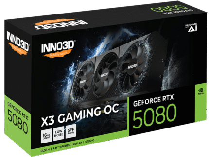 INNO3D GeForce RTX 5080 X3 GAMING OC 16GB Graphics Card