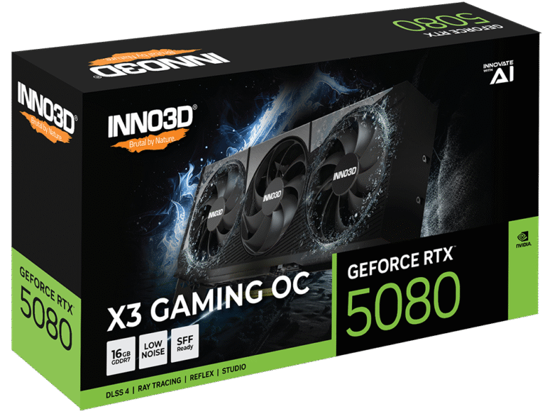 INNO3D GeForce RTX 5080 X3 GAMING OC 16GB Graphics Card