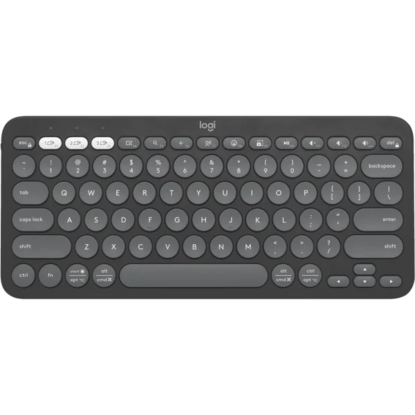 Logitech Pebble Keys 2 K380s Bluetooth Keyboard – Slim, quiet, and portable in Black