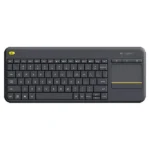 Logitech K400 Plus Wireless Touch Keyboard – Built-in Touchpad, Media Controls, Long-Range Wireless
