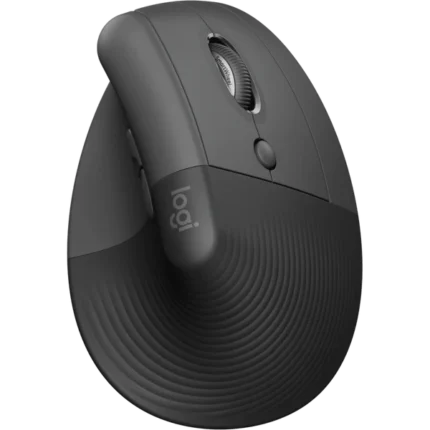 Logitech Lift Vertical Ergonomic Wireless Mouse in Gray