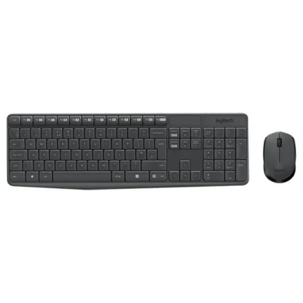 Logitech MK235 Wireless Keyboard and Mouse Combo – Durable and spill-resistant design