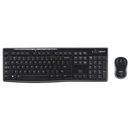 Logitech MK275 Wireless Keyboard and Mouse Combo – Long battery life and multimedia keys