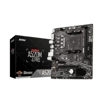MSI A520M-A PRO AMD AM4 Micro-ATX Motherboard