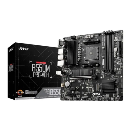 MSI B550M PRO-VDH AMD AM4 Micro-ATX Motherboard