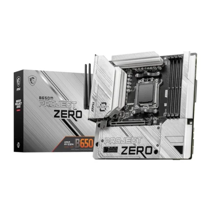 MSI B650M Project Zero AM5 Back-Connect Micro-ATX Gaming Motherboard