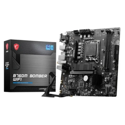 MSI B760M BOMBER WIFI DDR5 Intel LGA 1700 Micro-ATX Motherboard