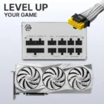MSI MAG 850GL PCIE 5 White Gaming PSU Full Modular 80 Plus Gold - Image 2