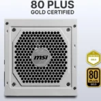 MSI MAG 850GL PCIE 5 White Gaming PSU Full Modular 80 Plus Gold - Image 4