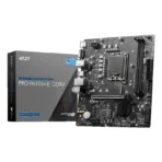 MSI PRO H610M-E DDR4 Intel LGA 1700 Micro-ATX Motherboard