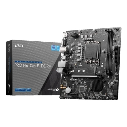MSI PRO H610M-E DDR4 Intel LGA 1700 Micro-ATX Motherboard