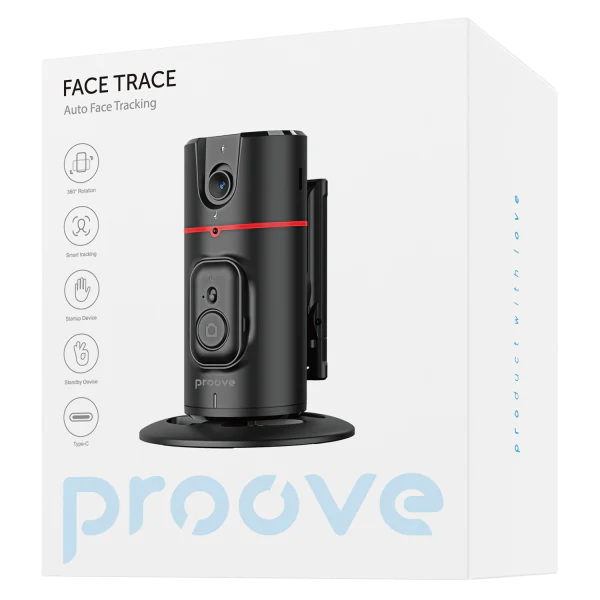 Proove Auto Face Tracking Tripod with 360-degree rotation for smartphones