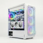 Thunder SCAR White ATX PC Case with 4x ARGB Fans|