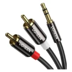 UGREEN 3.5mm Male to 2RCA Male Audio Cable, 3m (Black)