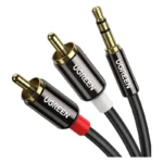 UGREEN 3.5mm Male to 2RCA Male Audio Cable, 3m (Black)