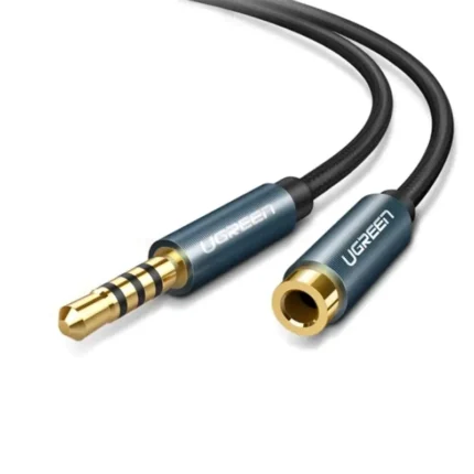 UGREEN 3.5mm Male to 3.5mm Female Audio Extension Cable, 2m (Black