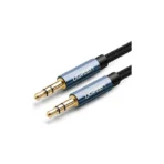 UGREEN 3.5mm Male to 3.5mm Male Audio Cable, Gold-Plated Metal Braided, 3m (Blue) - Image 2