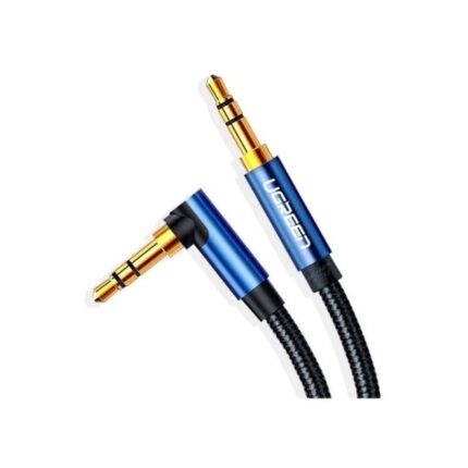 UGREEN 3.5mm Male to 3.5mm Male Audio Cable, Blue, Braided, Gold Plated Connectors