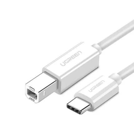 UGREEN 40417 USB-C to USB 2.0 Print Cable 1.5m (White)