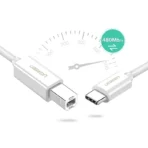 UGREEN USB-C to USB 2.0 Print Cable 1.5m (White) - Image 4