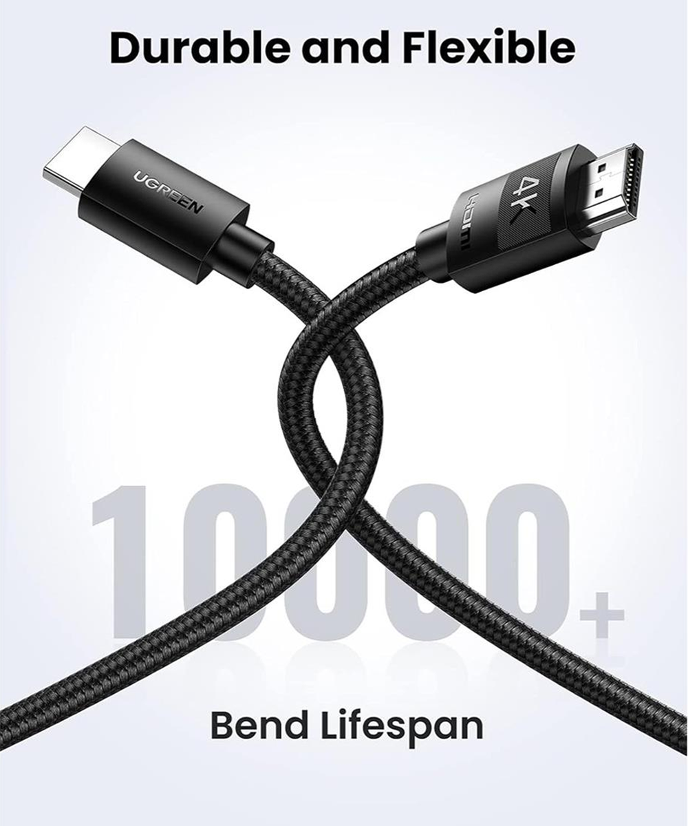 UGREEN 4K HDMI Male to Male Cable Braided 10m