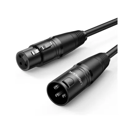 UGREEN Cannon XLR Male to Female Microphone Extension Cable 2m (Black)