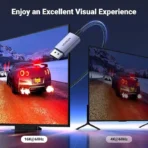 UGREEN DisplayPort 2.1 16K Cable – 2m, 80Gbps, Nylon Braided - Image 4