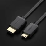 UGREEN MINI HDMI TO HDMI CABLE 1.5M BLACK - Image 2