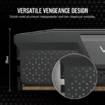 CORSAIR VENGEANCE® 32GB (1x32GB) DDR5 DRAM Up To 5600MT/s CL40 Memory Kit — Black - Image 4