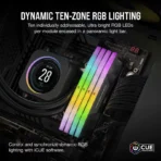 VENGEANCE® RGB 32GB (2x16GB) DDR5 DRAM Up To 5200MT/s CL40 Memory Kit — Black