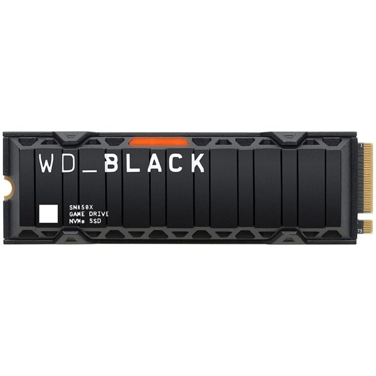 WD Black SN850X 2TB Heatsink SSD for gaming and professional use