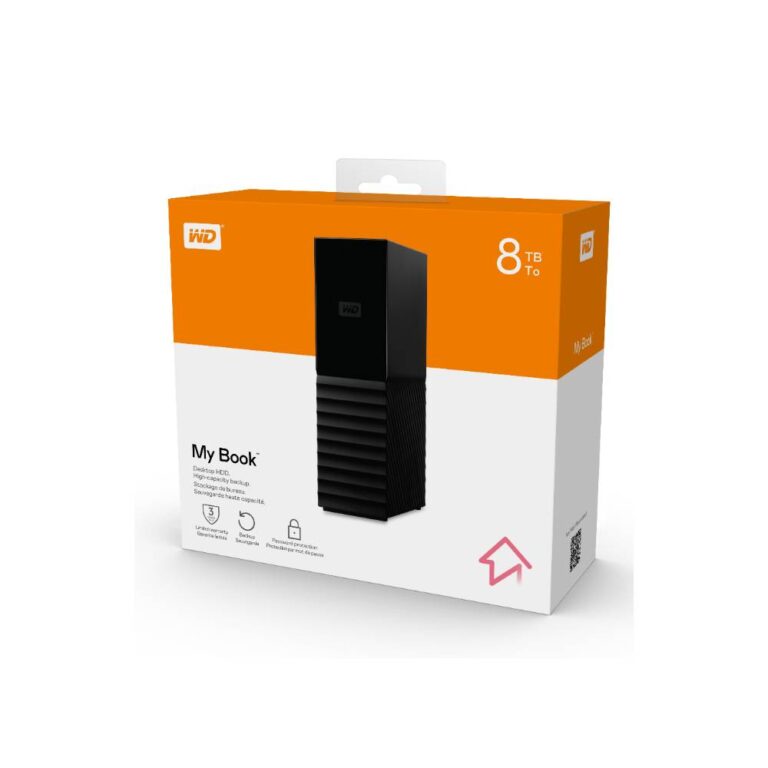 WD My Book 8TB External Hard Drive