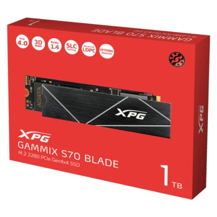 XPG GAMMIX S70 BLADE 1TB PCIe Gen4x4 NVMe M.2 SSD
