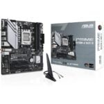 Asus PRIME B650M-A WIFI II AMD B650 Micro-ATX Motherboard, DDR5, AM5 WiFi-6, Aura Sync