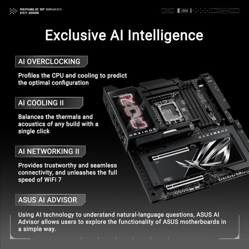 ROG MAXIMUS Z890 EXTREME motherboard front view