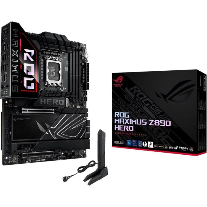 ROG MAXIMUS Z890 HERO Motherboard with DDR5 and Wi-Fi 7
