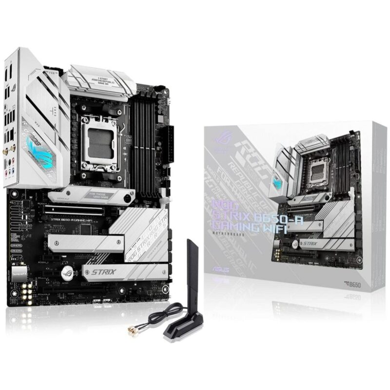 ROG STRIX B650-A GAMING WIFI Motherboard – Front View
