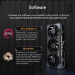 "ASUS TUF-RTX5090-32G-GAMING graphics card featuring NVIDIA GeForce RTX 5090 GPU with triple-fan cooling, 32GB GDDR7 memory, ARGB lighting, and rugged TUF Gaming design."