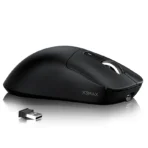 Attack Shark X3MAX Black Wireless Gaming Mouse with PAW3950 sensor and RGB lighting.